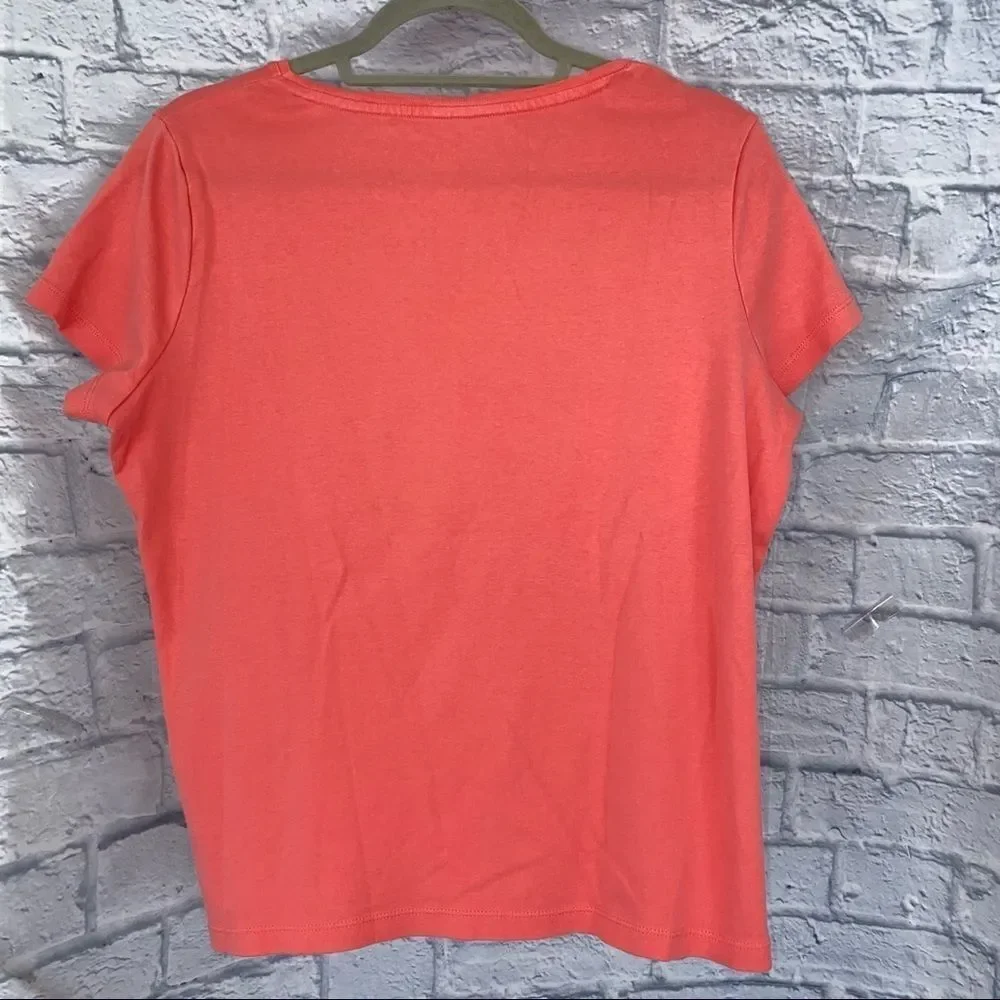 St. John’s Bay essential short sleeve crewneck tee women petite large